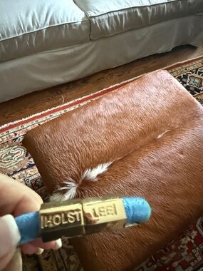 Holst + Lee Blue Wrapped Bracelet with Gold Accent